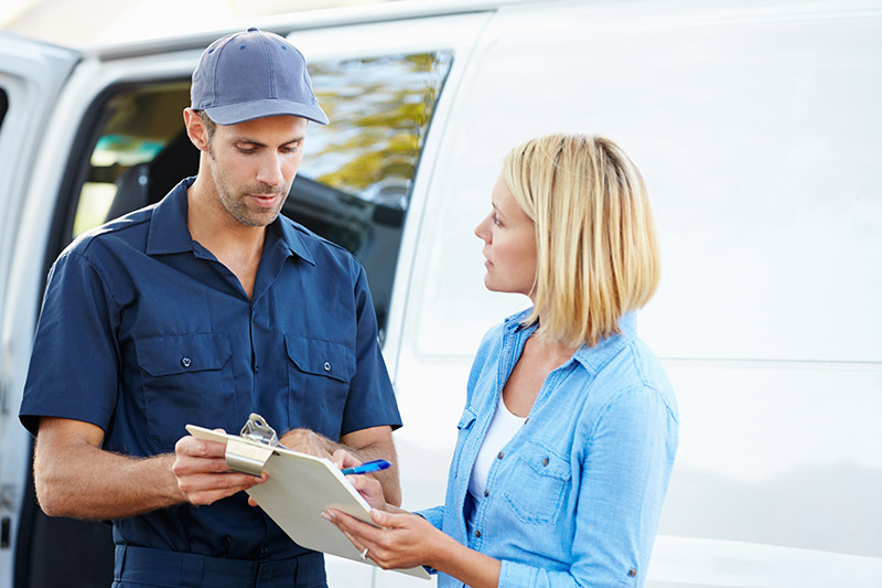 Livraison à domicile ou sur le chantier